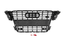 Audi A5 2007-2015 гг. Передняя решетка радиатора S-Style (2007-2011, черная с хромом) фото 4