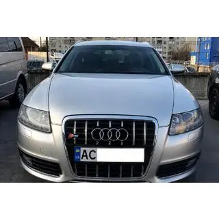 Передняя решетка радиатора S-Style (черная с хромом) фото 1