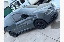 Volkswagen Caddy 2004-2010 гг. Боковые Пороги Performance (черные) фото 1