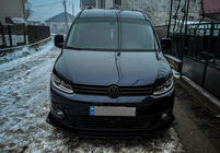 Volkswagen Caddy 2010-2015 гг. Передний сплиттер Niken Black (ABS) фото 2
