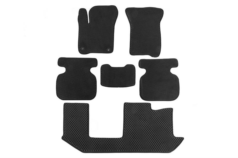 Dodge Journey 2008-2020 гг. Коврики EVA (3 ряда, черные) Image