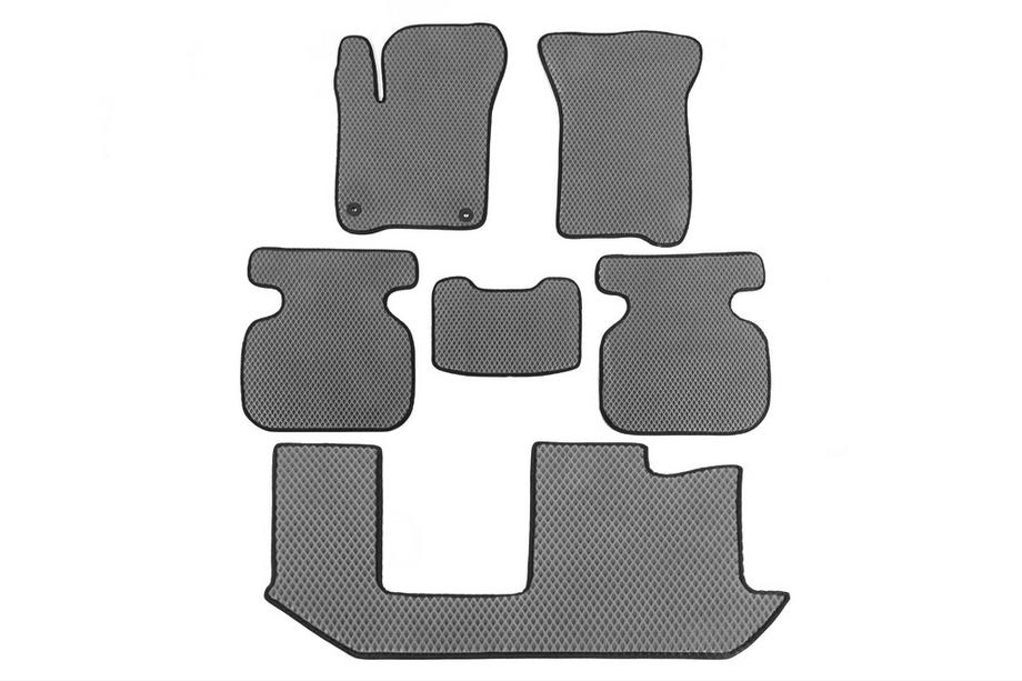 Dodge Journey 2008-2020 гг. Коврики EVA (3 ряда, Серые) Image