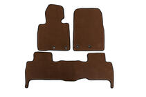 Lexus LX570/450d 2008-2022 гг. Полиуретановые коврики EVA V-2 (2012-2021, Коричневый) фото 1