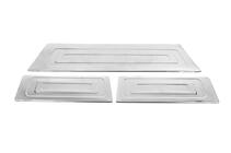 Накладки на внутренние пороги (3 шт, нержавейка) фото 1