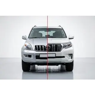 Комплект рестайлинга в Toyota Land Cruiser Prado 150 2017+ фото 1