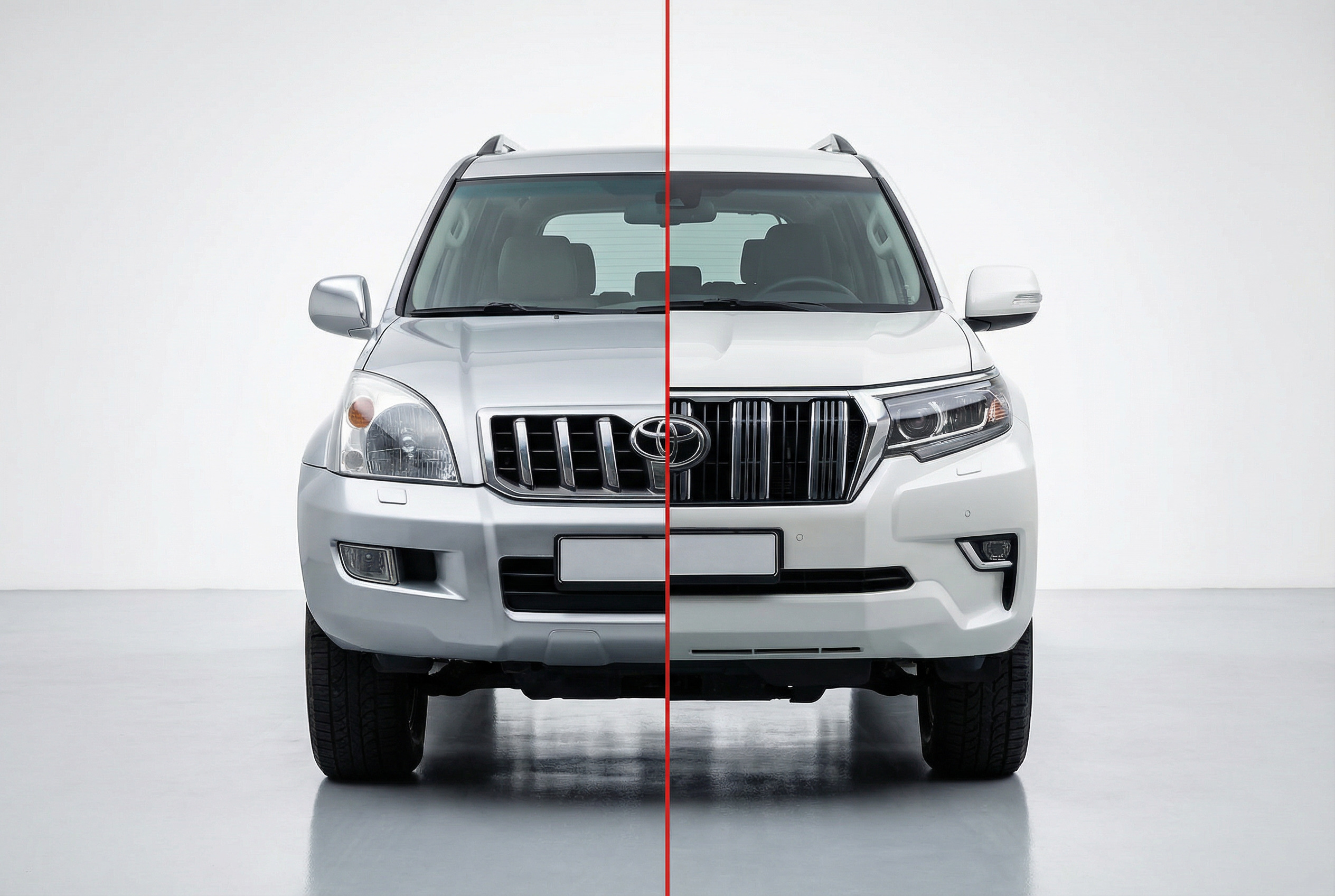 Комплект рестайлінгу в Toyota Land Cruiser Prado 150 2017-2026 для Toyota Land Cruiser Prado 120 рр