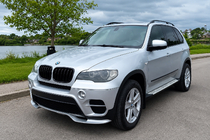 BMW X5 E70 2007-2013 гг. Накладка-сплиттер на передний бампер (для 2010-2013 Base, под покраску) фото 1