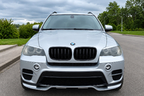 BMW X5 E70 2007-2013 гг. Накладка-сплиттер на передний бампер (для 2010-2013 Base, под покраску) фото 2