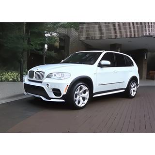 Накладка на передний бампер (2010-2013, грунтованная под покраску) BMW X5 E70 2007-2013 гг. фото 3