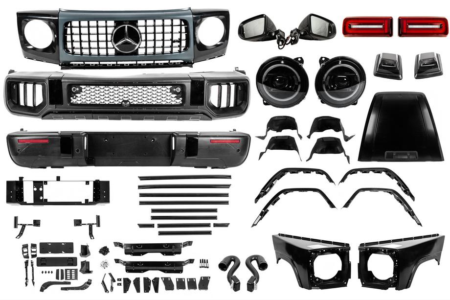 Mercedes G сlass W463 1990-2018 гг. Комплект рестайлинга в W465 2025 G63 Image