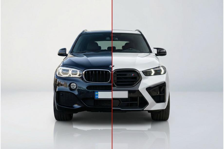 BMW X5 F15 2013-2018 гг. Комплект рестайлинга в X5M F95 2024 (с заменой крышки багажника) Фото 1