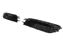 Audi A6 C7 2011-2017 гг. Решетки противотуманных фар RS-Style (для Base, 2011-2014, 2 шт., черные) фото 2