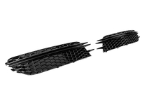 Audi A6 C7 2011-2017 гг. Решетки противотуманных фар RS-Style (для Base, 2011-2014, 2 шт., черные) фото 3