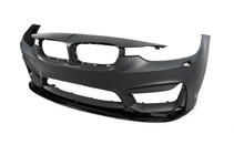 BMW 4 серия F32/F33/F36 2012-2020 гг. Передний Сплиттер DPT Lip V-1 (Для M4, Черный Глянец) фото 7