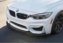 BMW 4 серия F32/F33/F36 2012-2020 гг. Передний Лип-Спойлер DPT V-2 (Для M4, Черный Глянец) фото 4