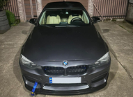 BMW 4 серия F32/F33/F36 2012-2020 гг. Передний Лип-Спойлер DPT V-2 (Для M4, Черный Глянец) фото 7