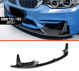 BMW 4 серия F32/F33/F36 2012-2020 гг. Передний Лип DPT V-3 (Для M4, Черный Глянец) фото 1
