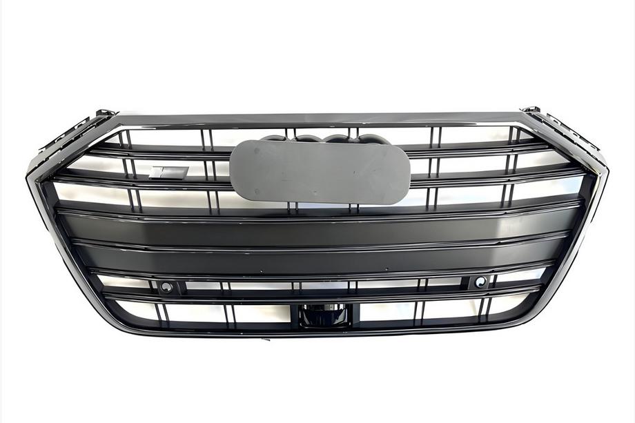 Audi A8 2018- гг. Передняя решетка радиатора S-Style (2018-2021, черная) Image
