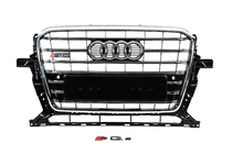 Audi Q5 2008-2017 гг. Передняя решетка SQ-Style (2012-2017, черная с хромом) фото 1