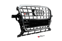 Audi Q5 2008-2017 гг. Передняя решетка радиатора SQ-Style (2012-2017, черная) фото 3