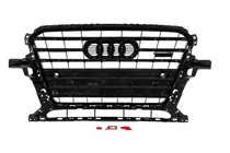 Audi Q5 2008-2017 гг. Передняя решетка SQ-Style (2012-2017, черная с хромом) фото 4