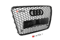 Audi Q7 2005-2015 гг. Передняя решетка RSQ-Style (черная) фото 3