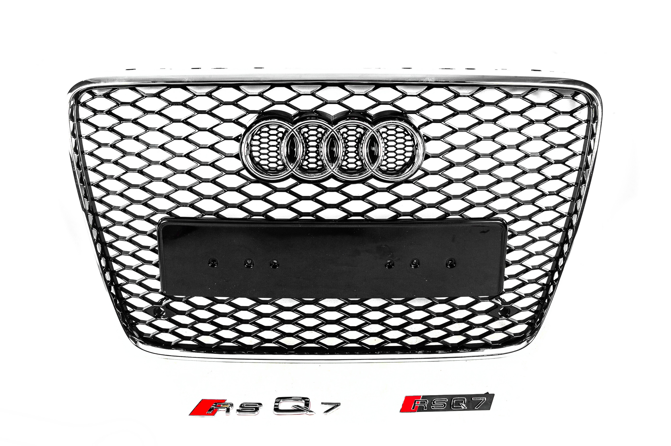 Передня решітка RSQ-Style (чорна з хромом) для Ауди Q7 2005-2015 рр