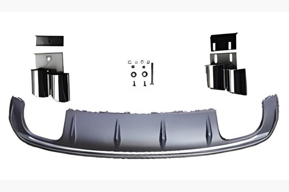 Audi A3 2012-2020 гг. Задний диффузор V-1 (для S/S-Line, 2012-2020) Image