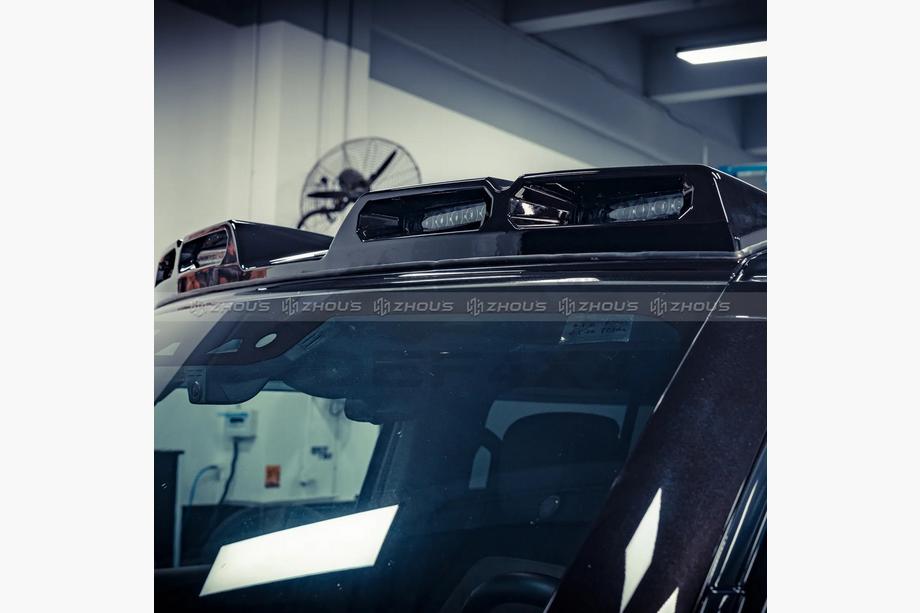 Land Rover Defender 2019- гг. Козырёк лобового стекла с 4 LED Фото 8
