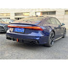 Audi A7 2018- гг. Задний диффузор с насадками на выхлоп S-Style фото 1