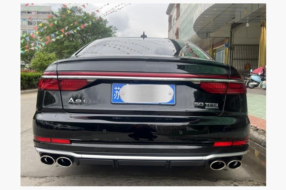Audi A8 2018- гг. Задний диффузор с насадками S-Style (2022+) Image