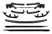 BMW 5/i5 серия G60/G60E/G61 2023- гг. Комплект обвеса Gloss Black (для M-Sport) фото 2