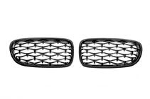 BMW 5 серия F10/F11 2010–2016 гг. Ноздри Diamond Black (Черный Глянец) фото 4