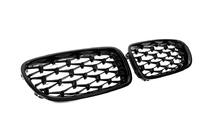BMW 5 серия F10/F11 2010–2016 гг. Ноздри Diamond Black (Черный Глянец) фото 7