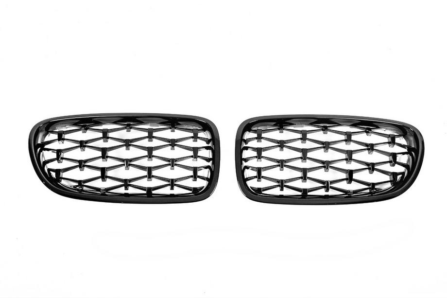 BMW 5 серия F10/F11 2010–2016 гг. Ноздри Diamond Black (Черный Глянец) Фото 4