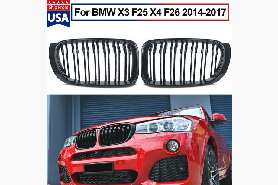 BMW X4 F26 2014-2018 гг. Ноздри M-Look (Черный Глянец) Фото 3