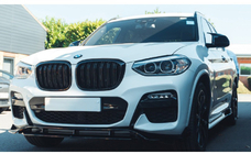 BMW X4 G02 2018- гг. Ноздри M-Look (Черный Глянец) фото 8