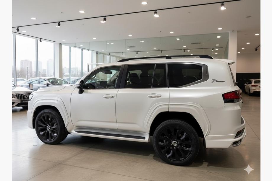 Toyota Land Cruiser 300 2021- гг. Расширители колесных арок VXR Белый Фото 2