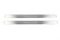 Renault Kangoo 2008-2020 гг. Накладки на пороги OmsaLine (2 шт, нержавейка) фото 2