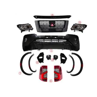 Комплект апгрейда Facelift до 2021 (для 2015-2020) Nissan Navara/NP300 2016- гг. фото 4