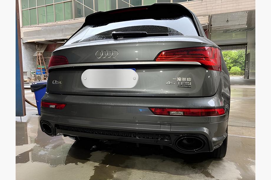Audi Q5 2008-2017 гг. Задний диффузор с насадками на выхлоп QRS-Style Фото 1