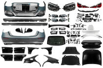 Mercedes S-сlass W221 2005-2013 гг. Комплект рестайлинга в W223 Maybach (с дверными ручками и вставками) фото 3