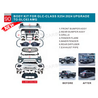 Комплект обвеса GLC63 AMG фото 3