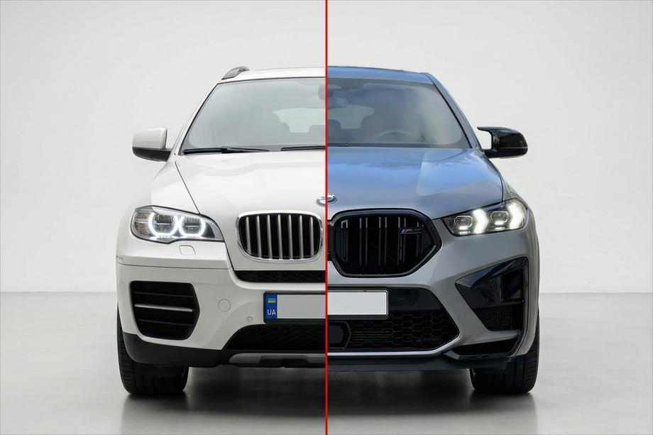 BMW X6 E71 2008–2014 гг. Комплект рестайлинга в X6M F96 LCI Image