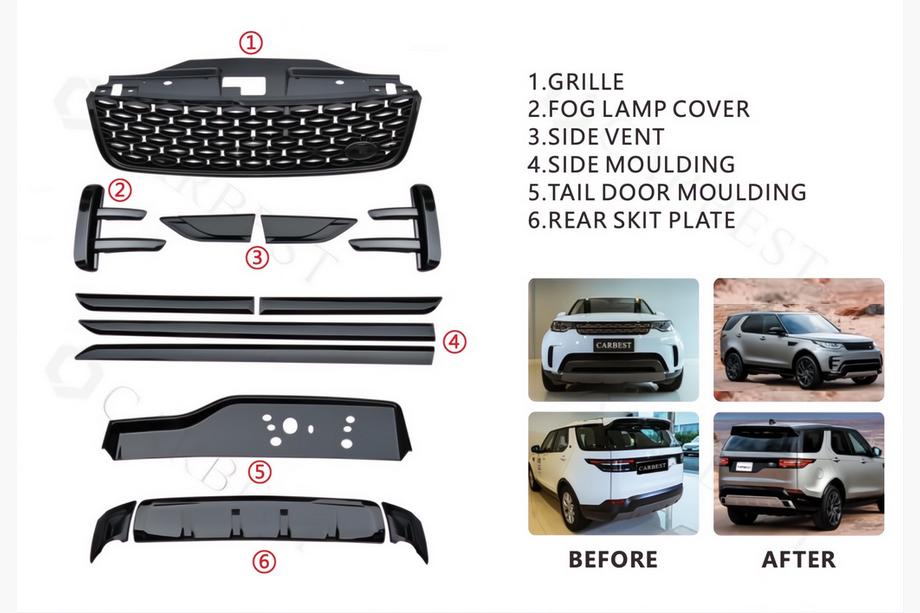 Land Rover Discovery V 2017- гг. Тюнинг комплект обвесов (BodyKit-2) Image