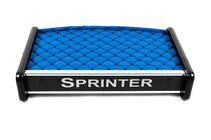 Mercedes Sprinter W901/902/903/904/905 1995-2006 гг. Полка на торпедо (2000-2006, Синяя с черной строчкой) фото 1