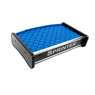 Полка на торпедо (2000-2006, Синяя с черной строчкой) фото 3