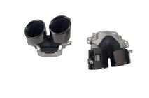 Mercedes GLS X167 2019- гг. Задний диффузор с насадками Black (дизайн GLS53) фото 3