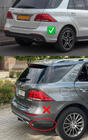 Mercedes GLE/ML сlass W166 2011-2018 гг. Задний диффузор для GLE (дизайн GLE63 Black) фото 3