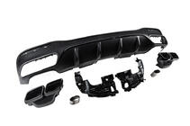 Mercedes GLE/ML сlass W166 2011-2018 гг. Задний диффузор для GLE (дизайн GLE63 Black) фото 4